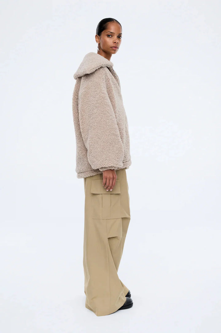 Tina Teddy Jacket - Birch