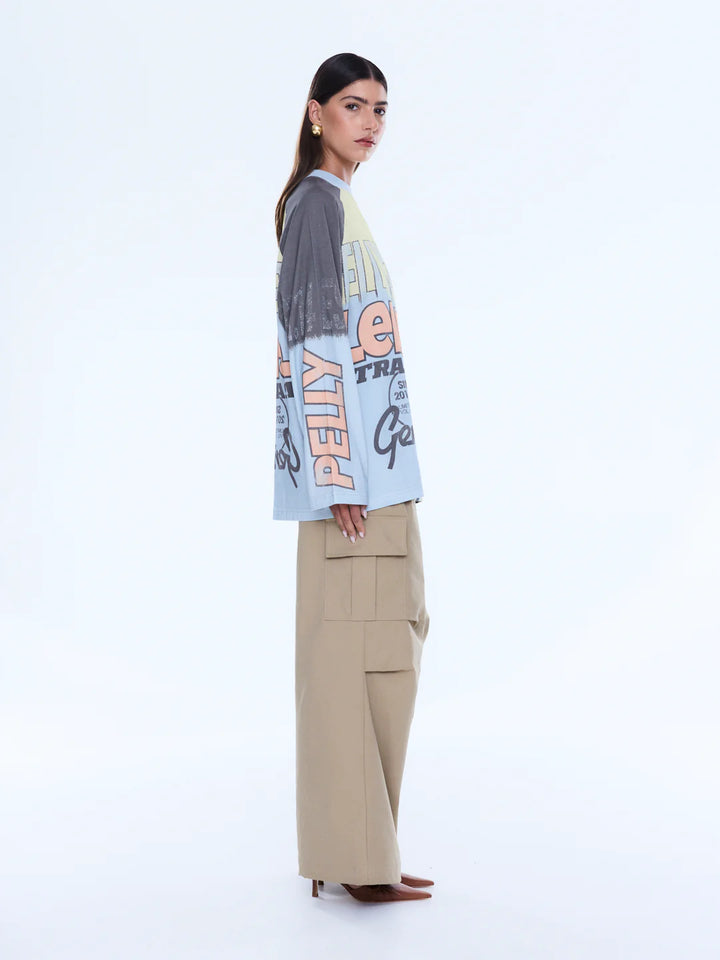 Trademark Long Sleeve Tee - Multi/Pelly Sport