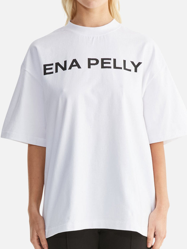 Chloe Oversized Tee - White
