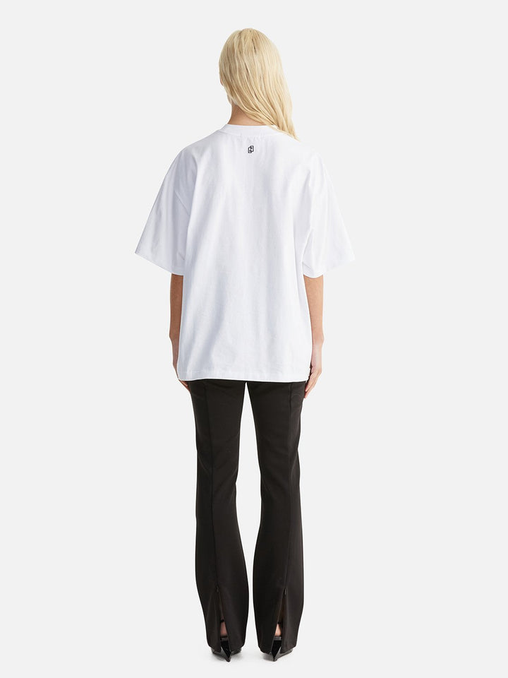 Chloe Oversized Tee - White