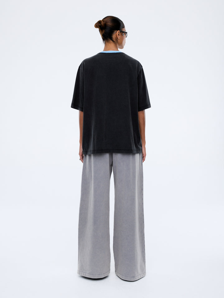 Sophia Relaxed Tee - Vintage Black/Pelly Studio