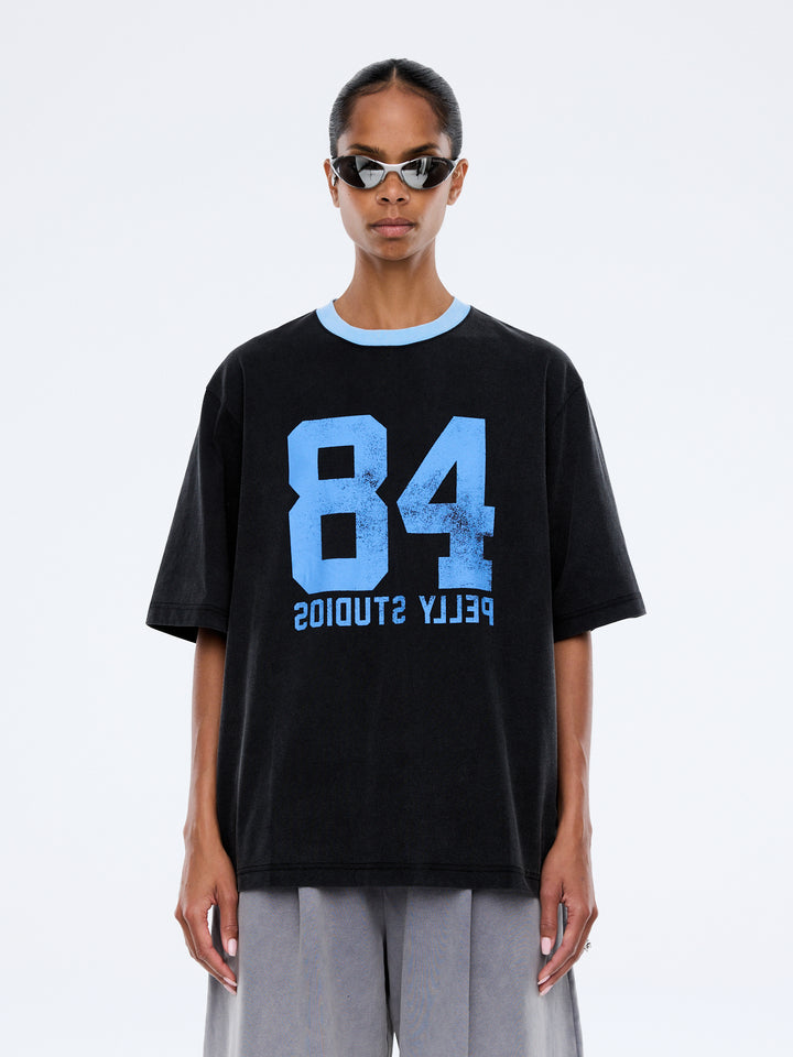 Sophia Relaxed Tee - Vintage Black/Pelly Studio