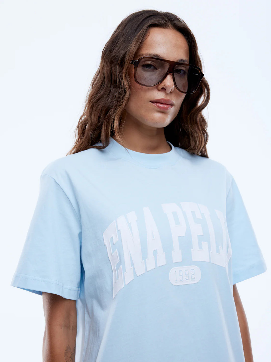 Collegiate Tee - Light Blue