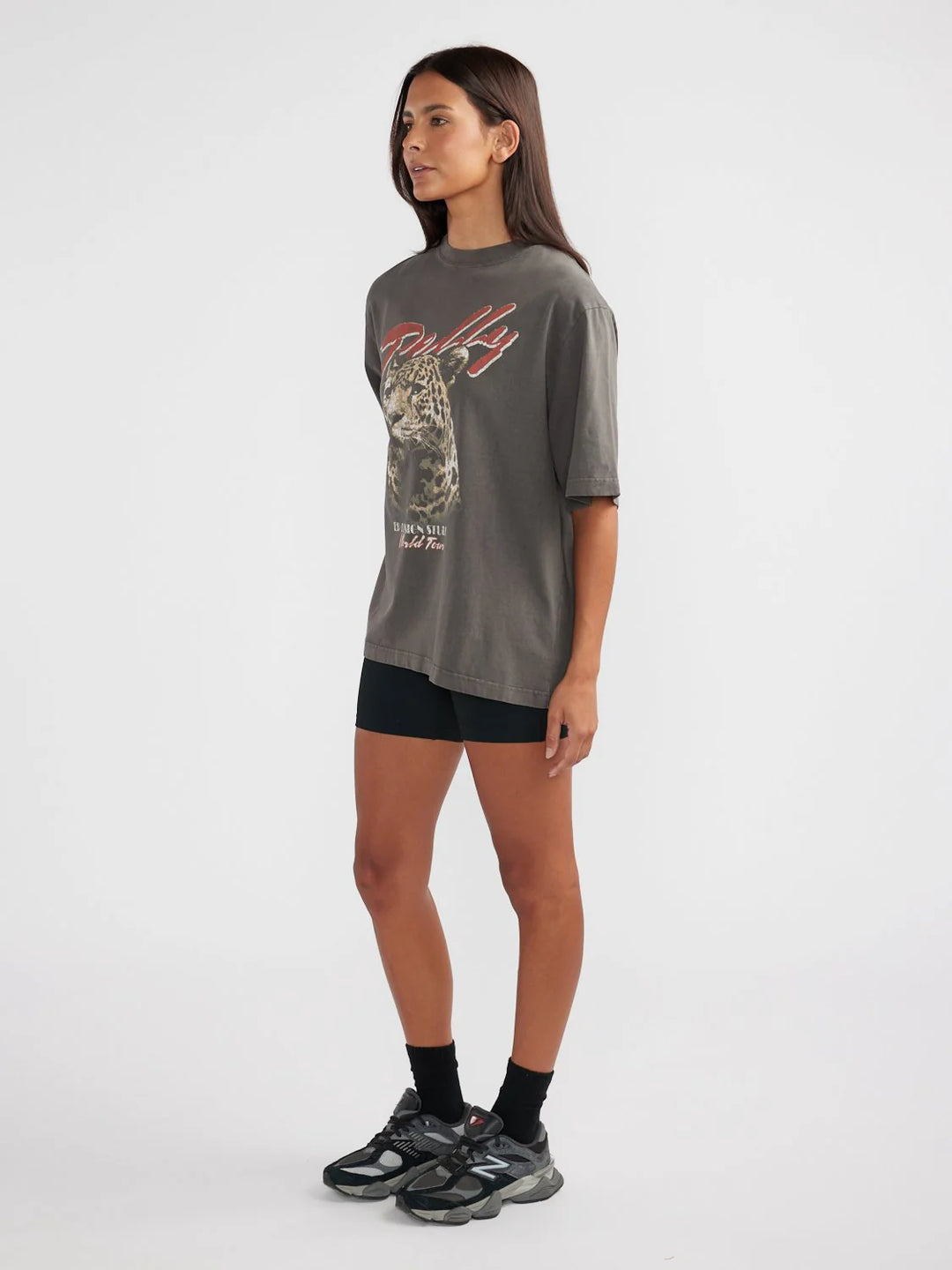 Pelly Tour Tee - Faded Black