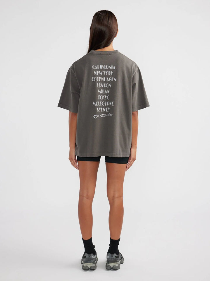 Pelly Tour Tee - Faded Black