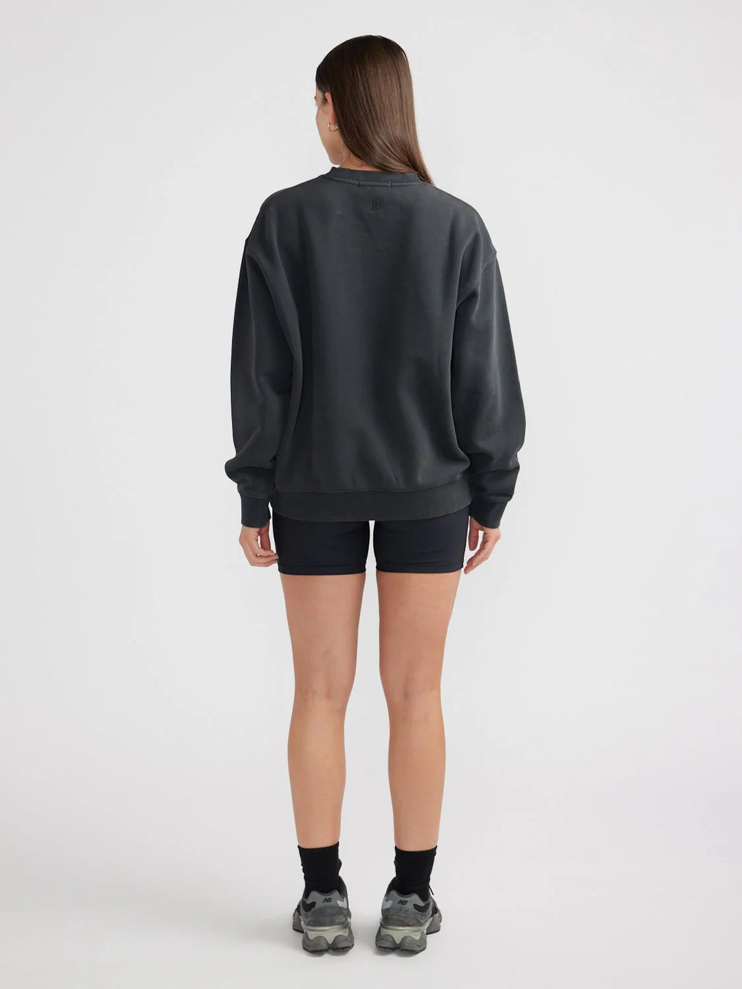 Lilly Oversized Sweater Collegiate - Vintage Black