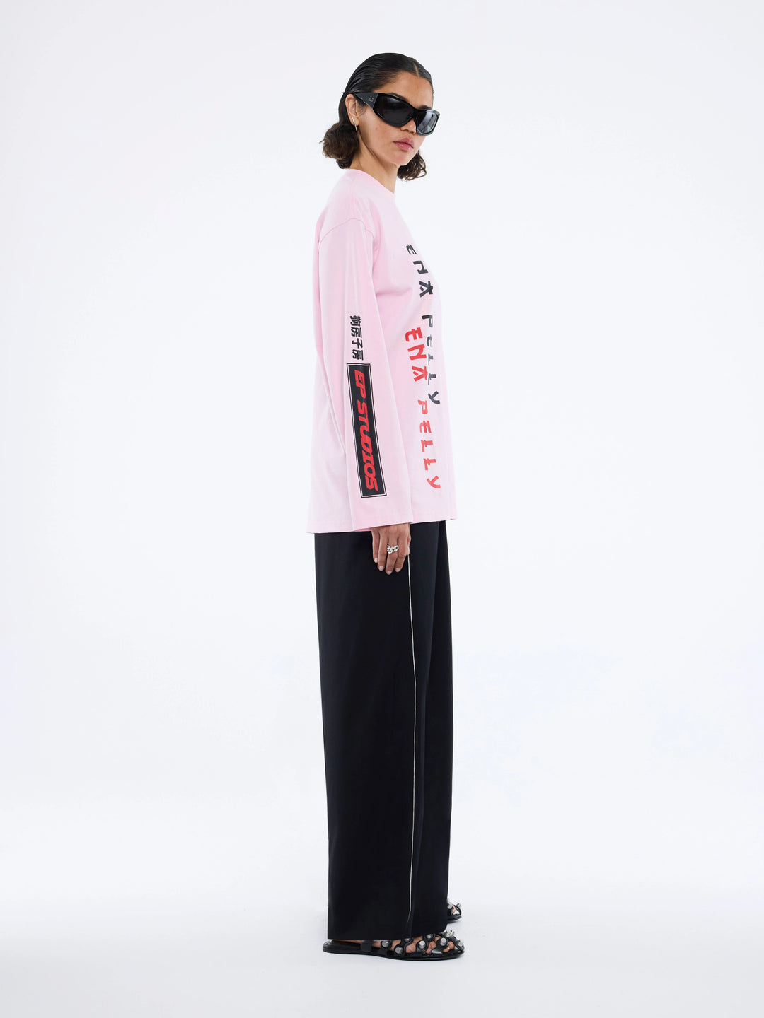 Street Signs LS Tee - Pink