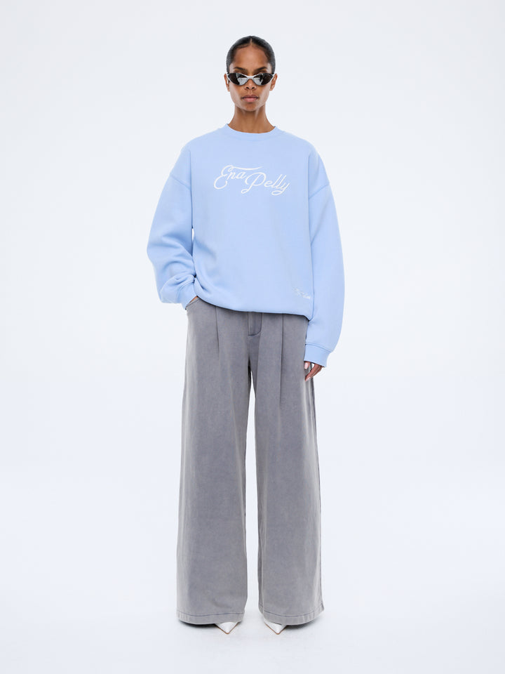 Mila Oversized Sweater - Soft Blue / Ena Pelly