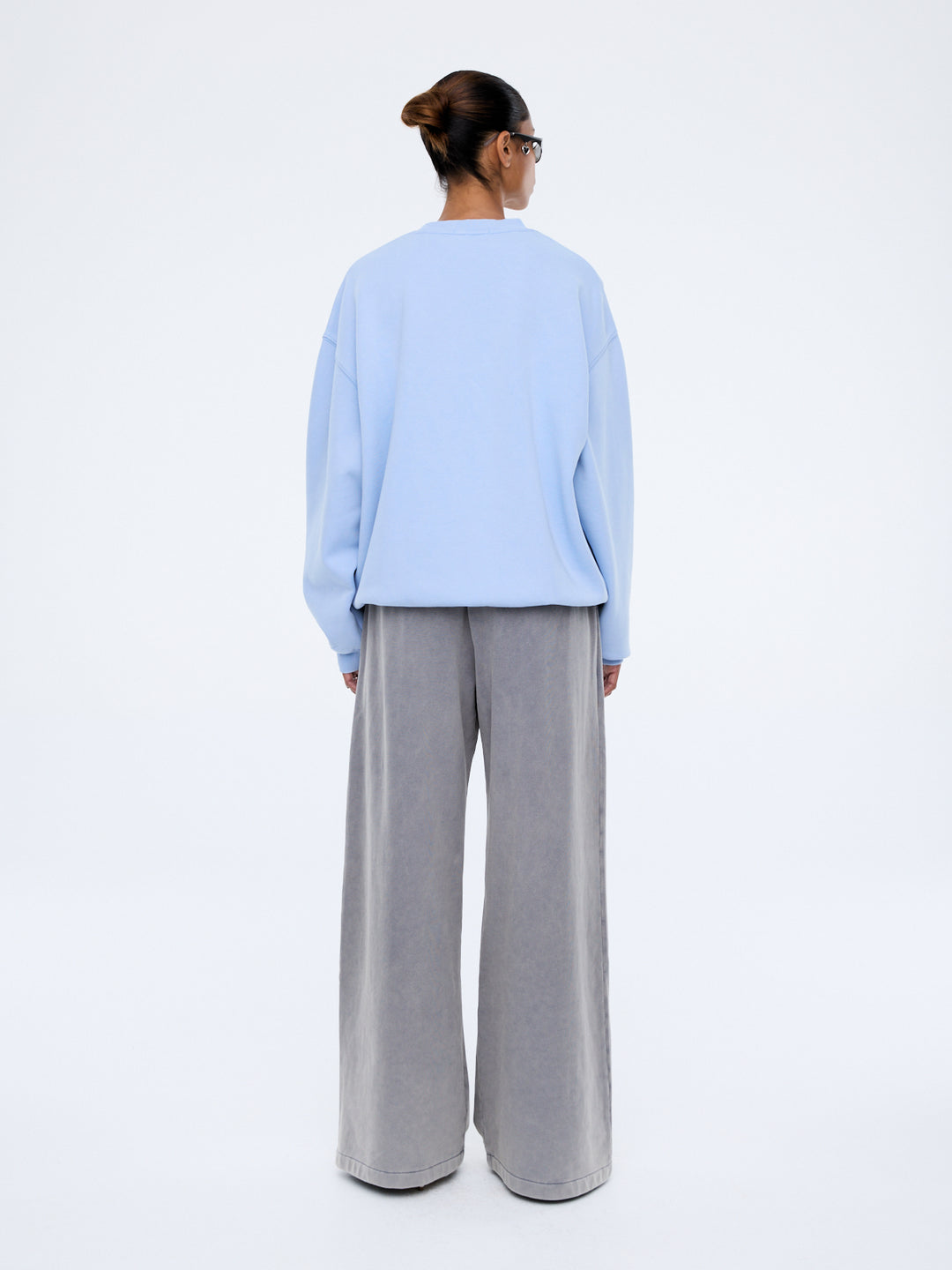 Mila Oversized Sweater - Soft Blue / Ena Pelly