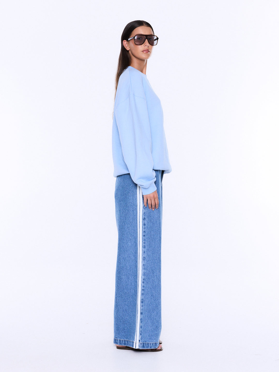 Mila Oversized Sweater - Sky Blue