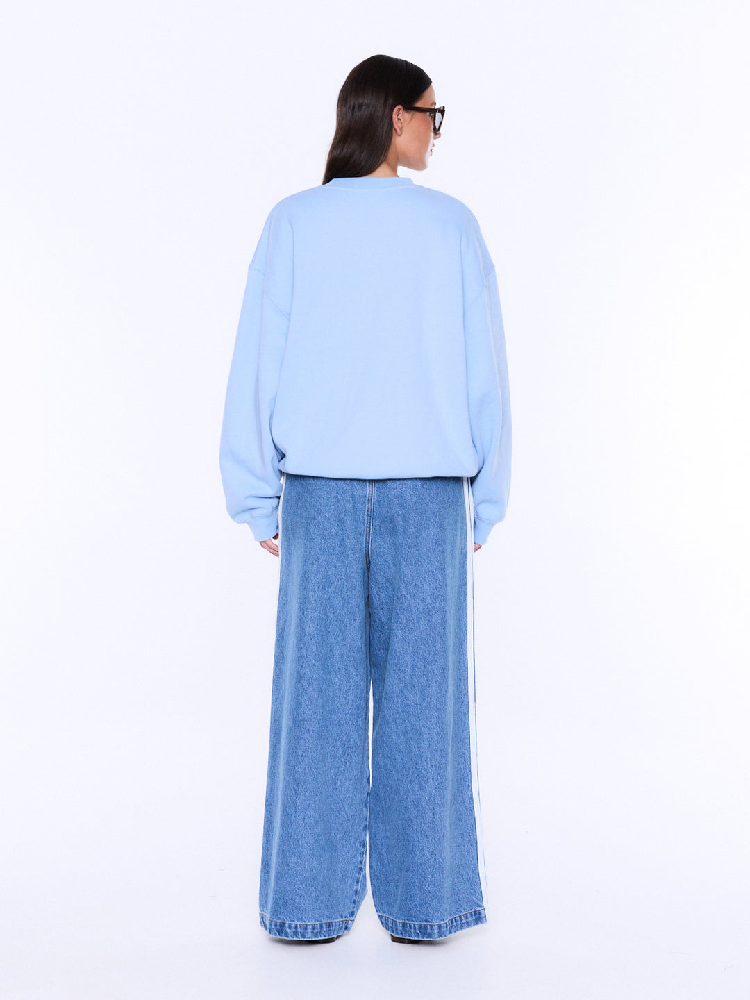 Mila Oversized Sweater - Sky Blue