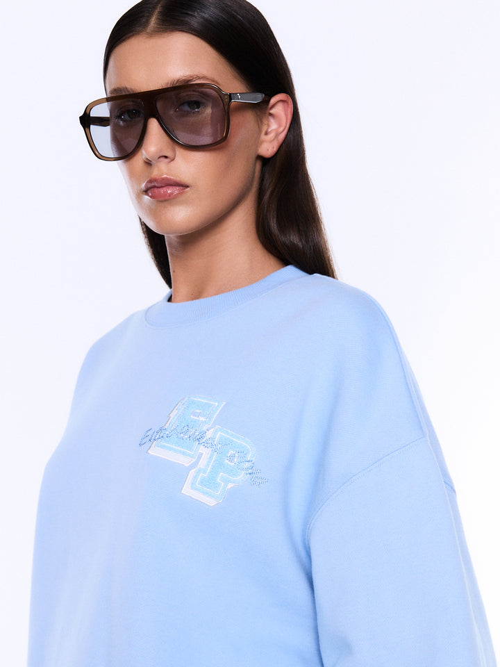 Mila Oversized Sweater - Sky Blue