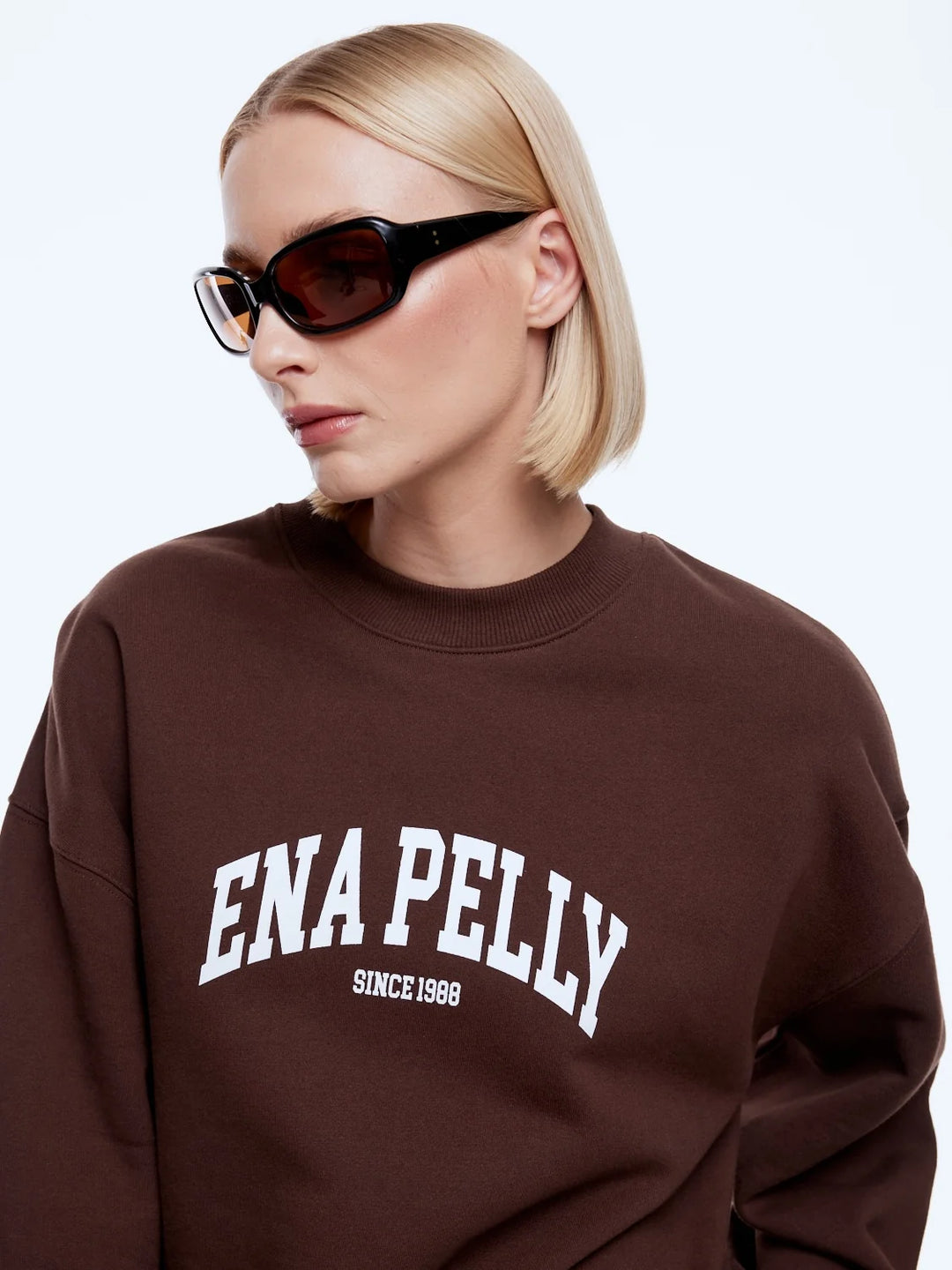 Mila Oversized Sweater - Chocolate