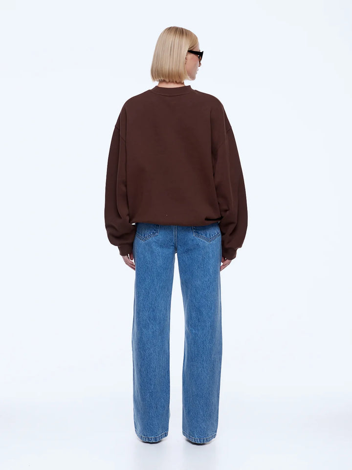 Mila Oversized Sweater - Chocolate