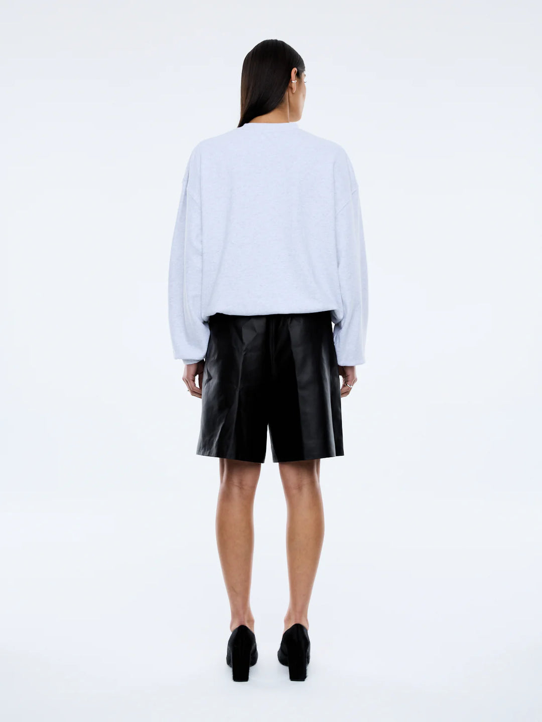 Anniversary Sweatshirt - White Marle/Lemon