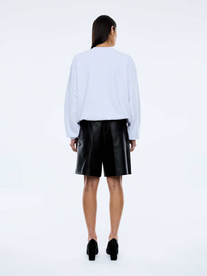 Anniversary Sweatshirt - White Marle/Lemon