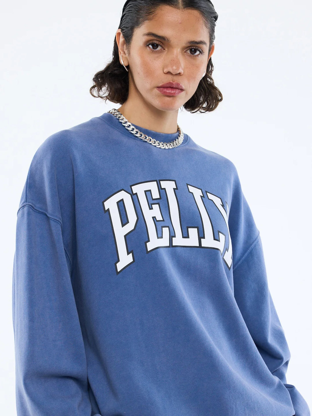 EP Varsity Sweatshirt - Indigo Wash