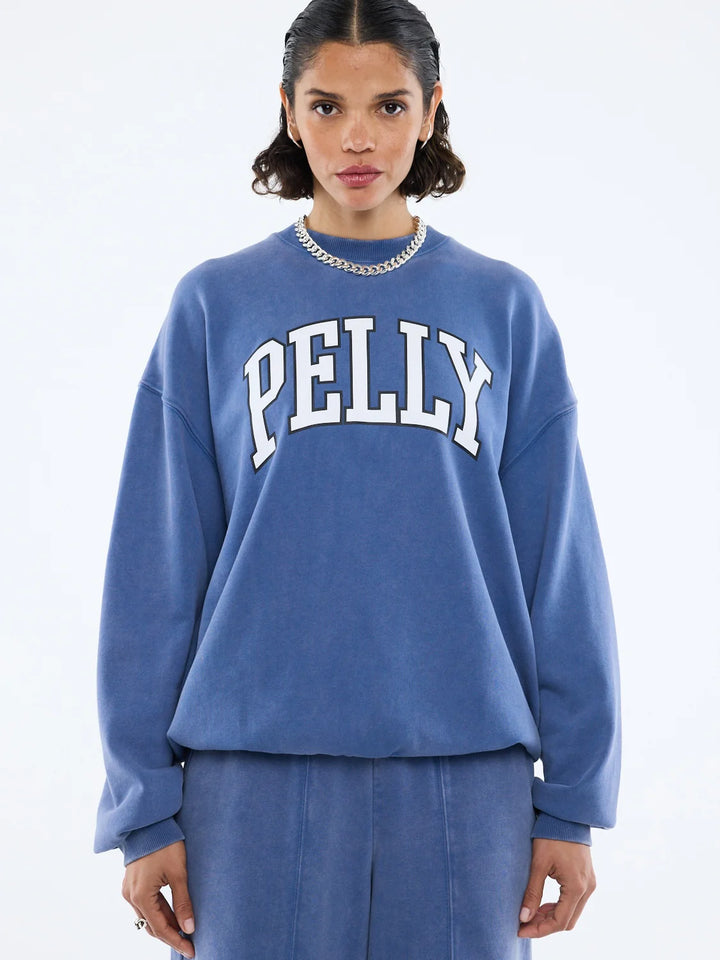 EP Varsity Sweatshirt - Indigo Wash