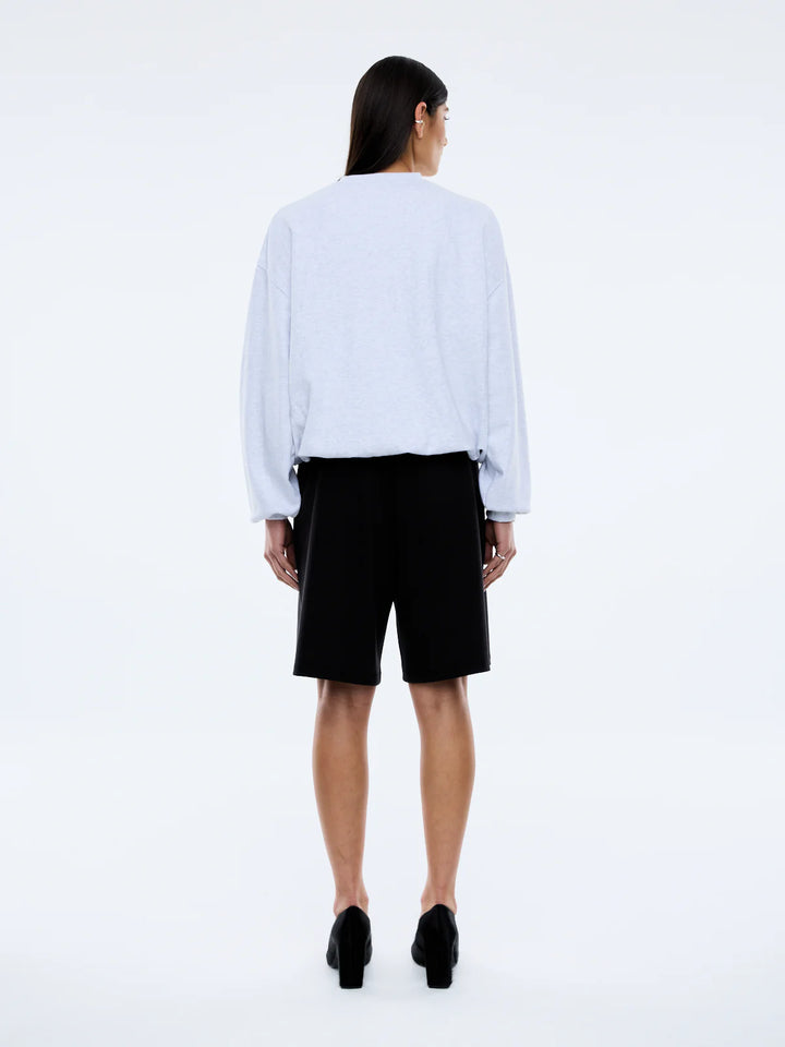 Crawling Leopard Sweater - White Marle