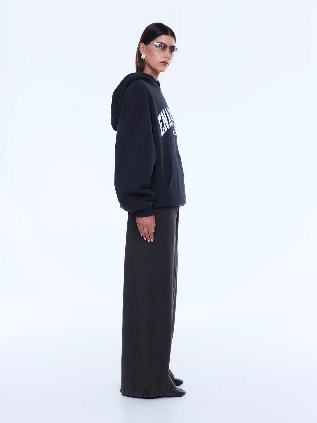 Cassie Oversized Hoodie - Phantom/Ena Pelly