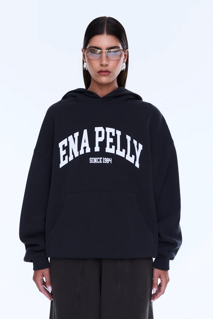 Cassie Oversized Hoodie - Phantom/ Ena Pelly