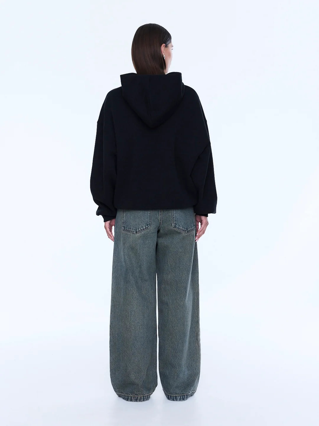 Cassie Oversized Hoodie - Black