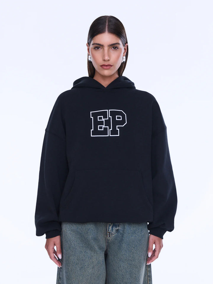 Cassie Oversized Hoodie - Black