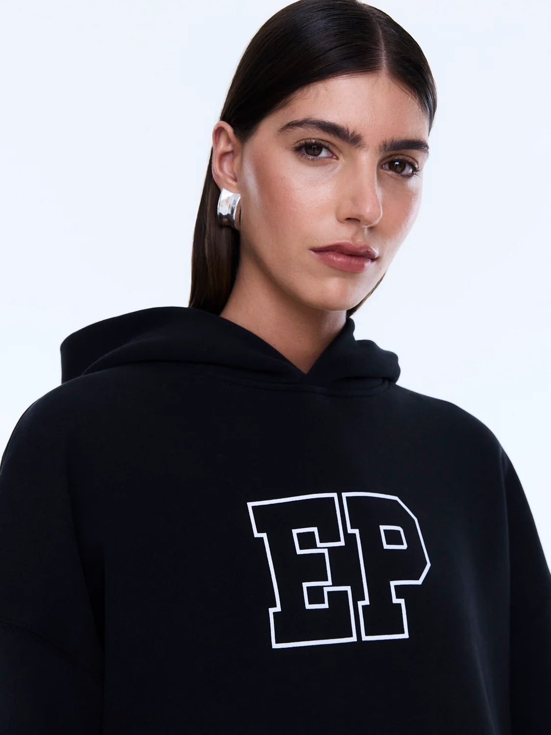 Cassie Oversized Hoodie - Black