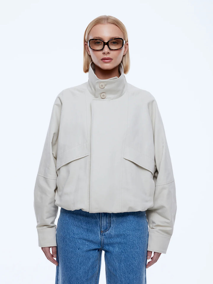 Zadie Bomber Jacket - Sand