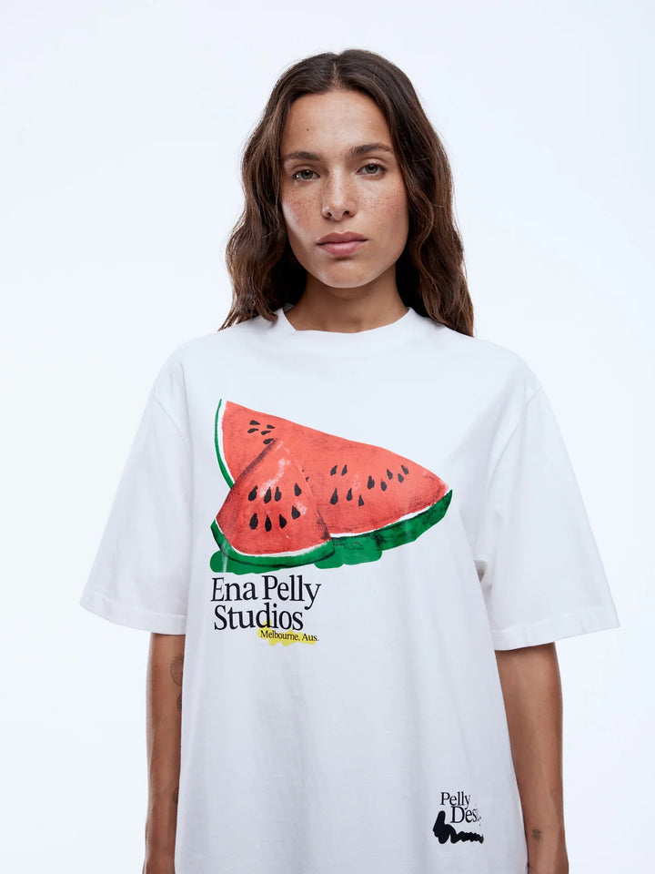 Watermelon Tee - Vintage White