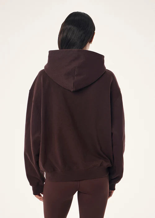 Established Zip Thru Hoodie - Mahogany