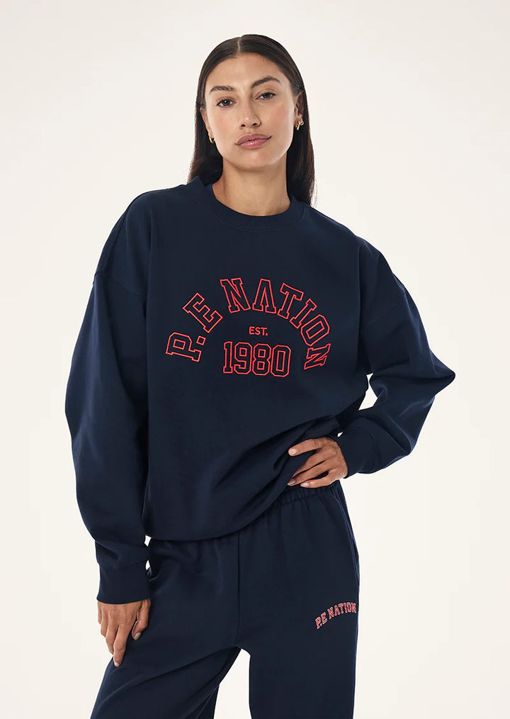 Established Oversize Sweat - Dark Navy