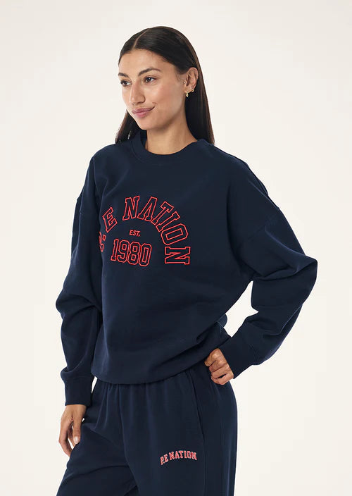 Established Oversize Sweat - Dark Navy