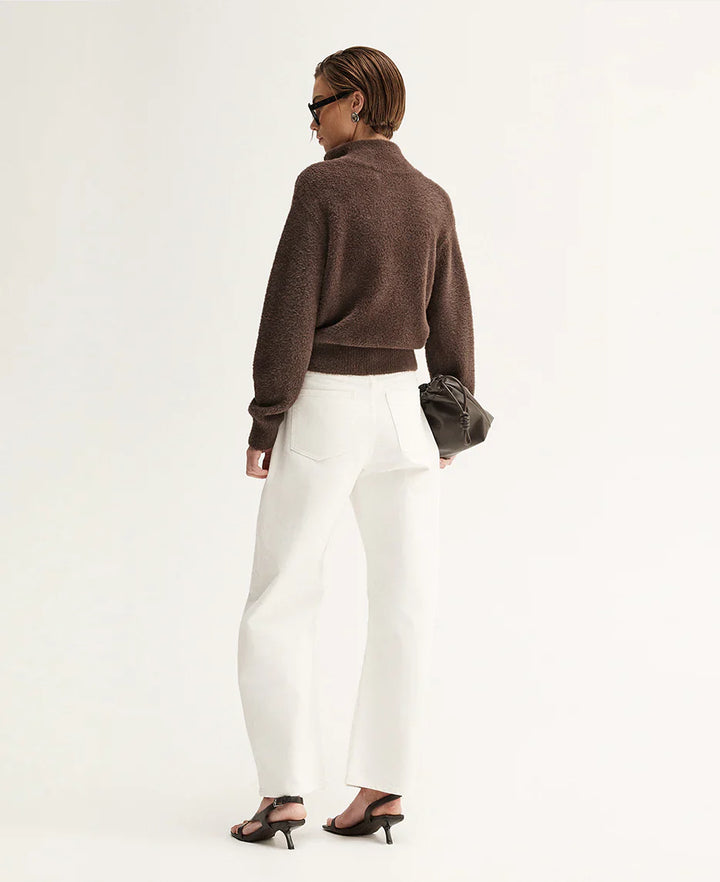 Leon Knit Cardigan - Chocolate