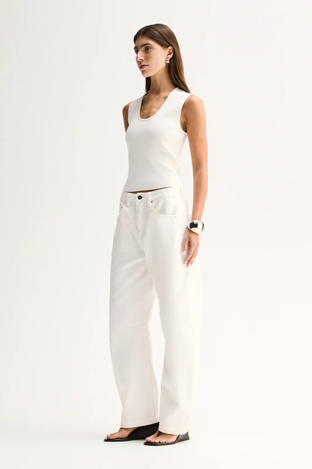 Mayfield Deinim Pant - Ivory