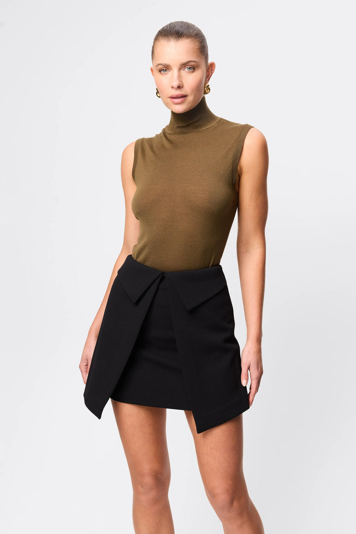 Even Odds Mini Skirt - Black