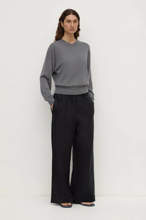 Everyday Linen Pant - Black