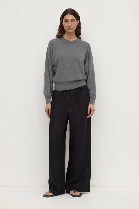 Everyday Linen Pant - Black