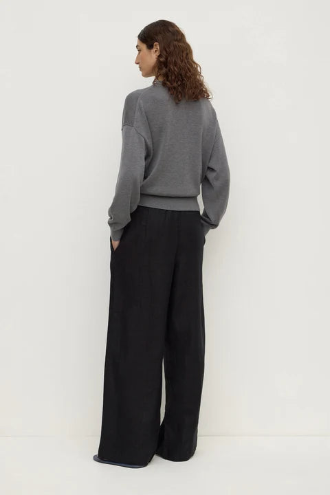 Everyday Linen Pant - Black