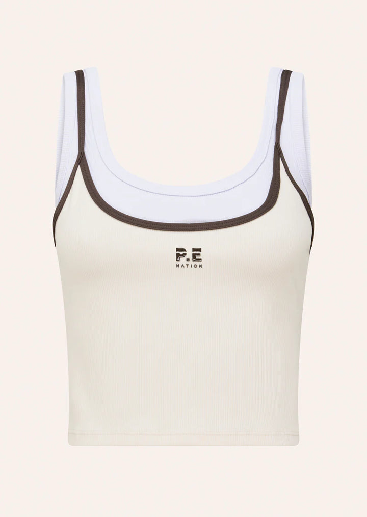 Forward Tank - Whisper White/Walnut