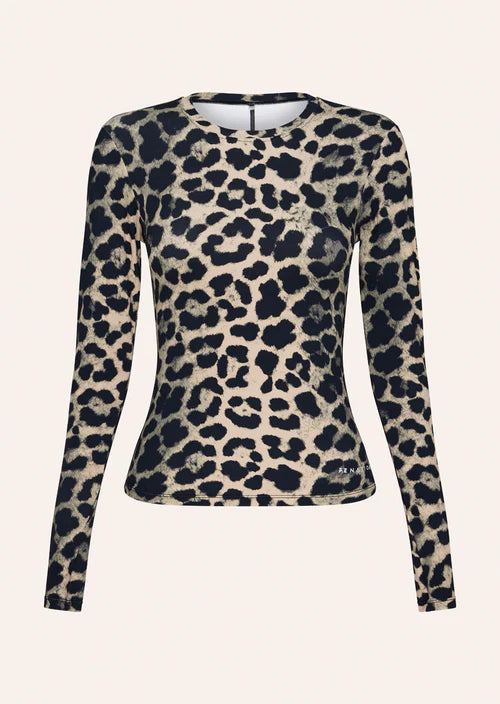 Foundation LS Top - Leopard Print