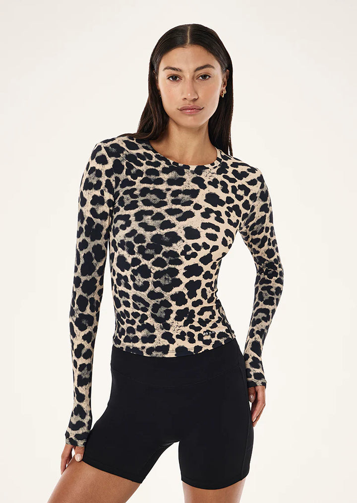 Foundation LS Top - Leopard Print
