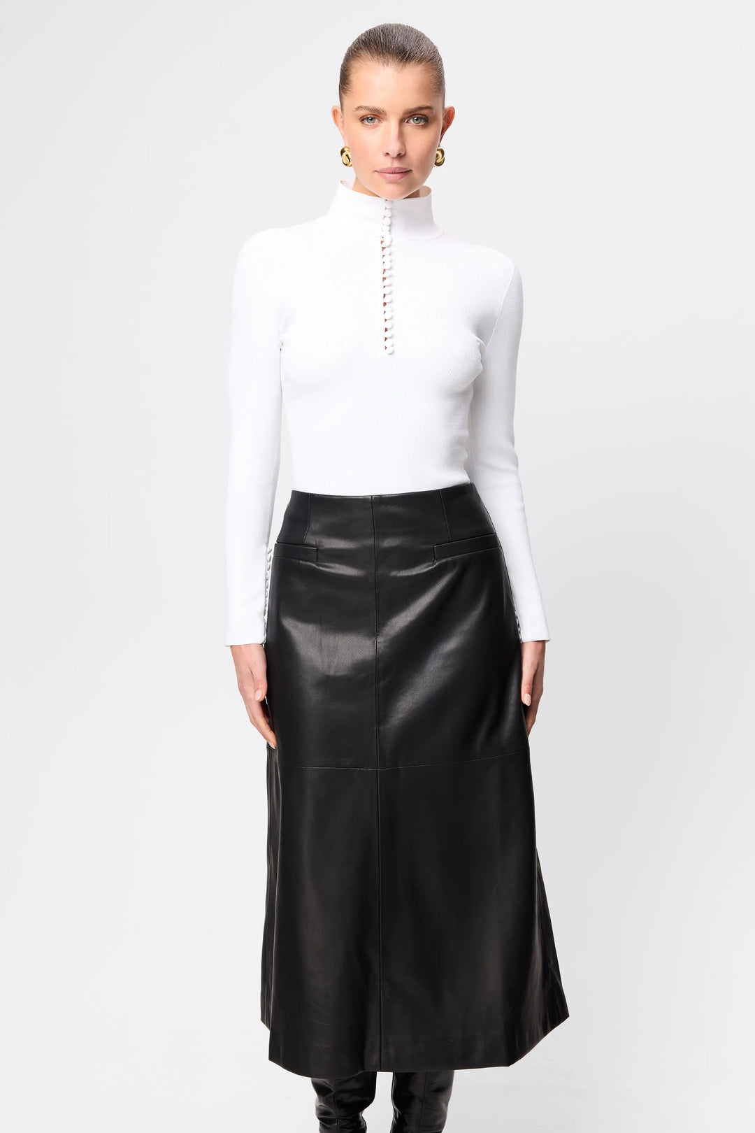 Fairfax Midi Skirt - Black