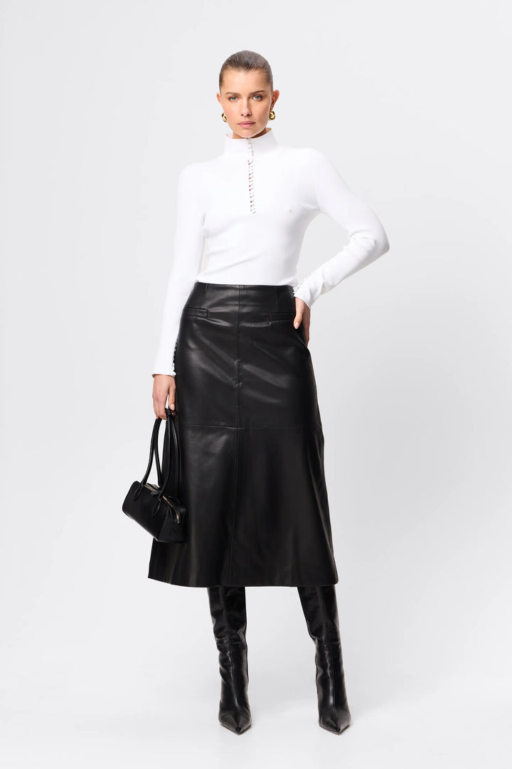 Fairfax Midi Skirt - Black