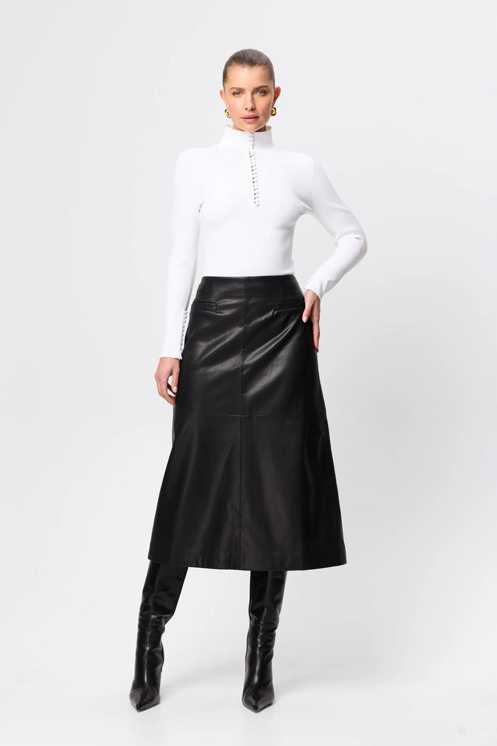 Fairfax Midi Skirt - Black