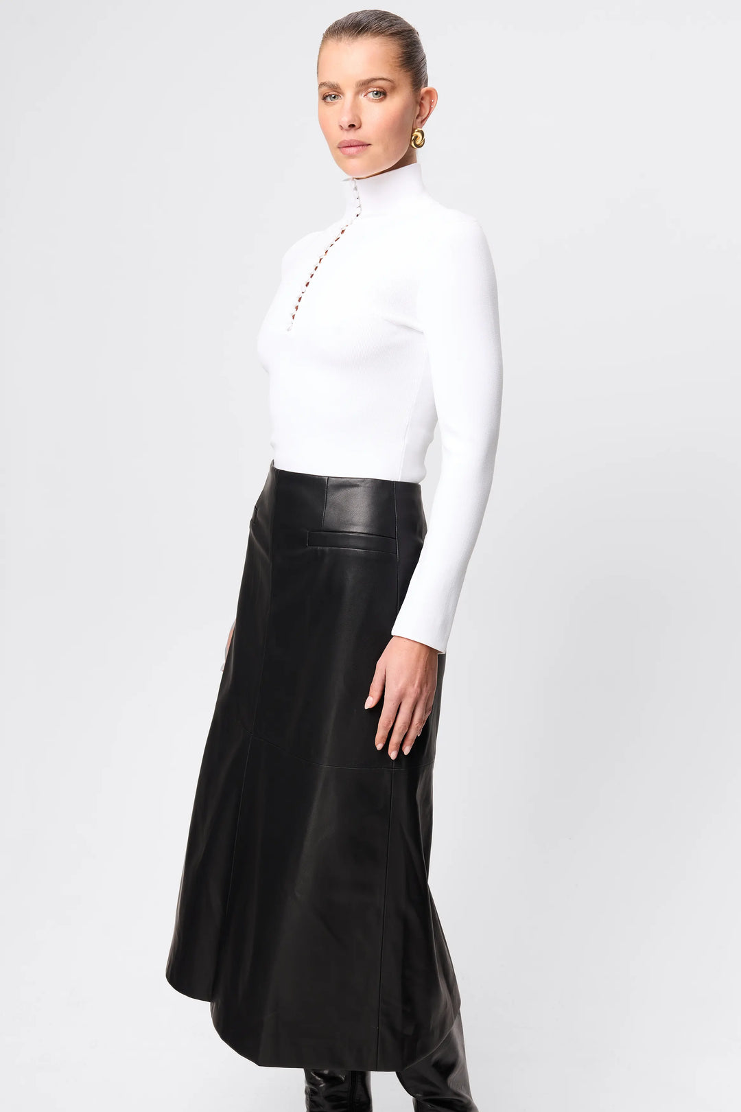 Fairfax Midi Skirt - Black