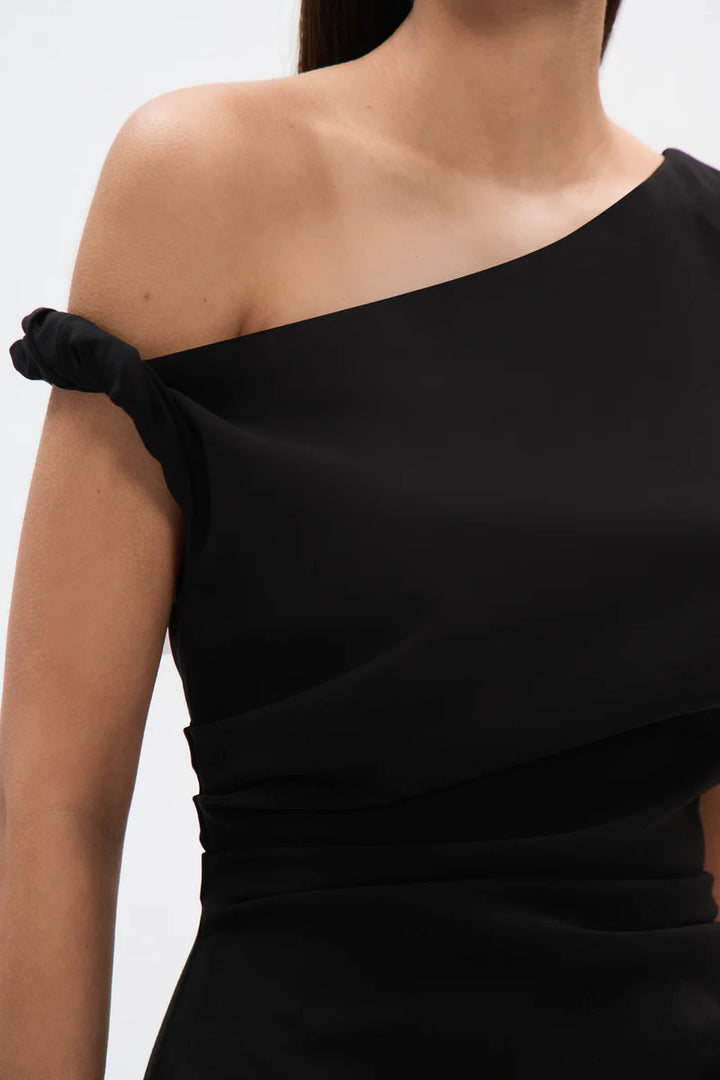 Gaia Midi Dress - Black