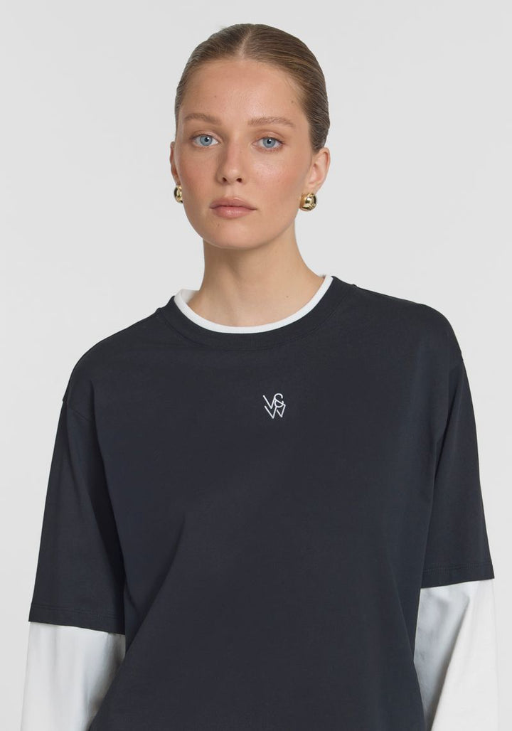 Maximus LS Top - Black/White