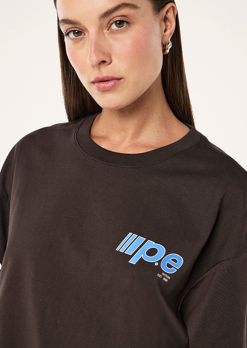 Glide Oversized Tee - Coffee