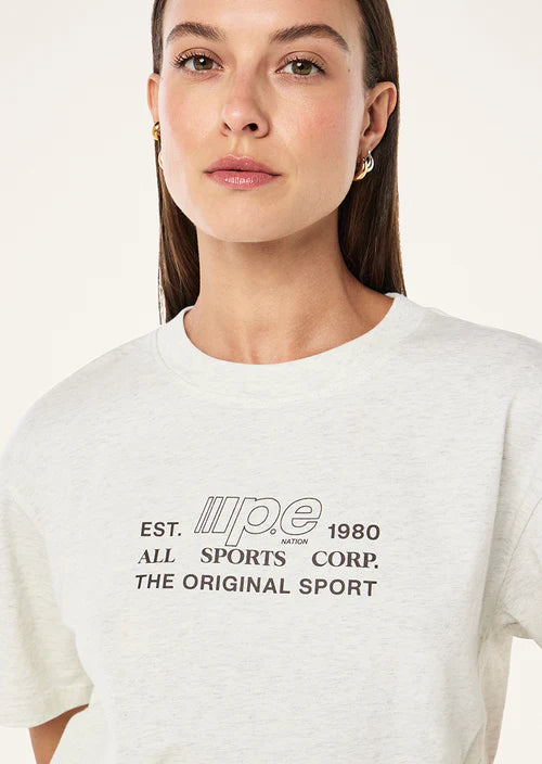 Glide Relaxed Tee - Snow Marle